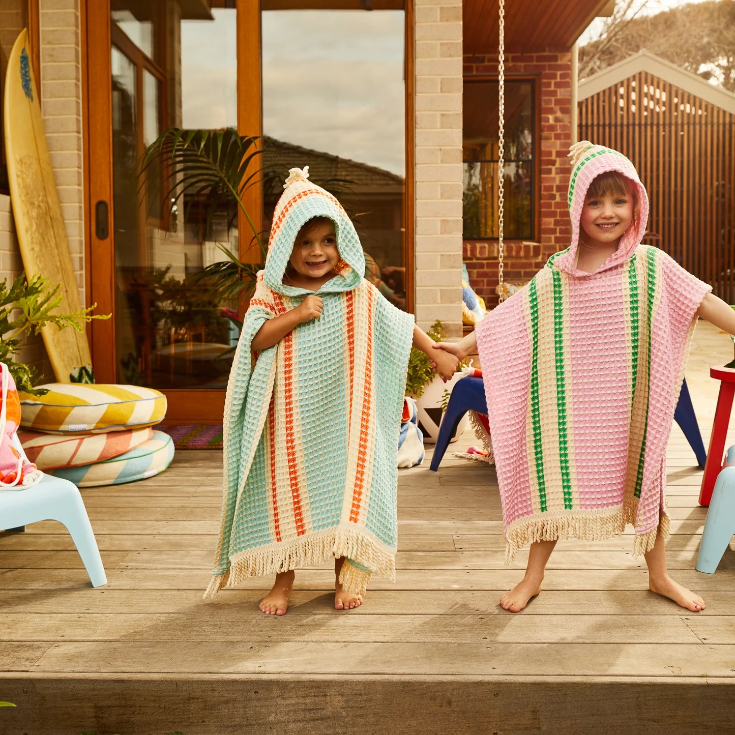 Tishy Waffle Hooded Towel