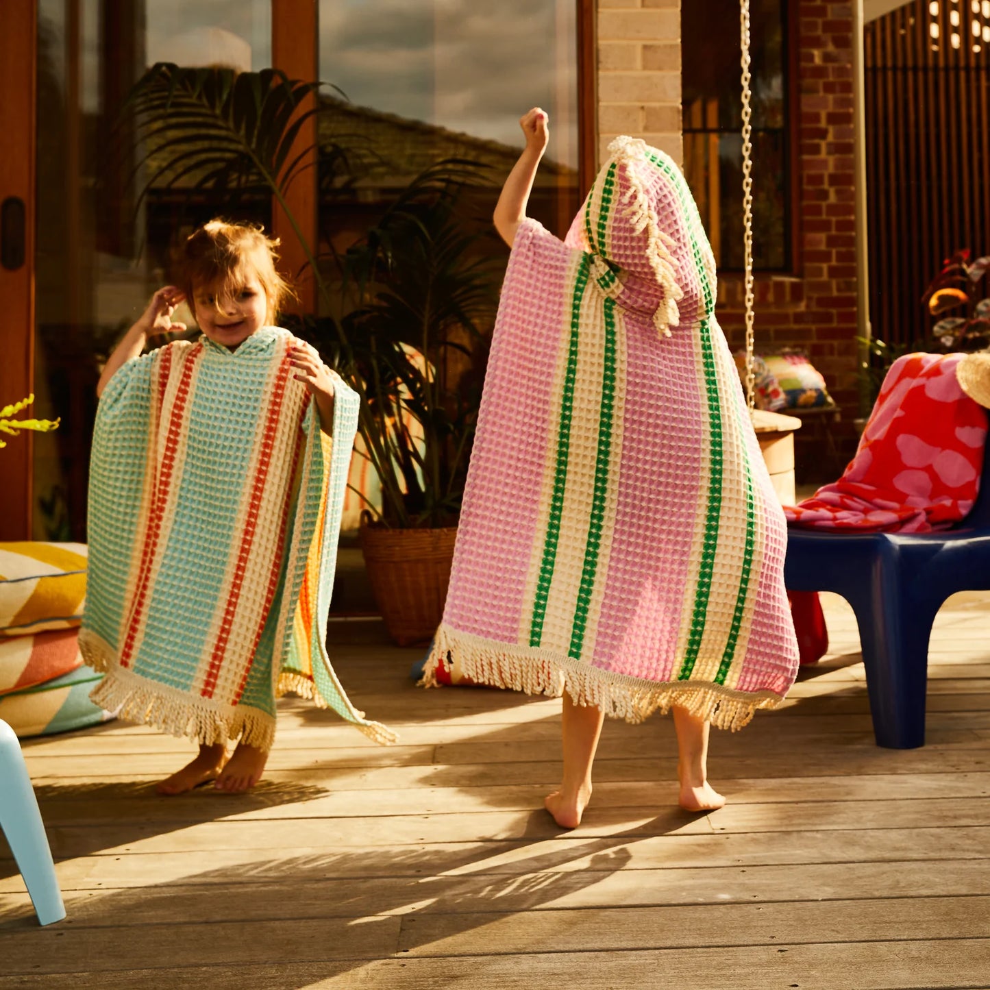 Tishy Waffle Hooded Towel