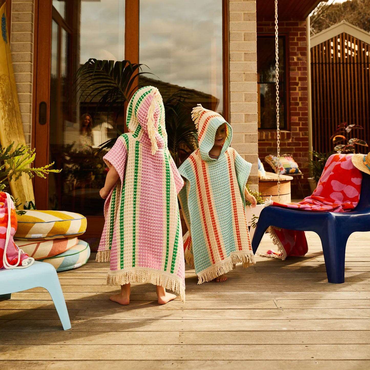 Tishy Waffle Hooded Towel