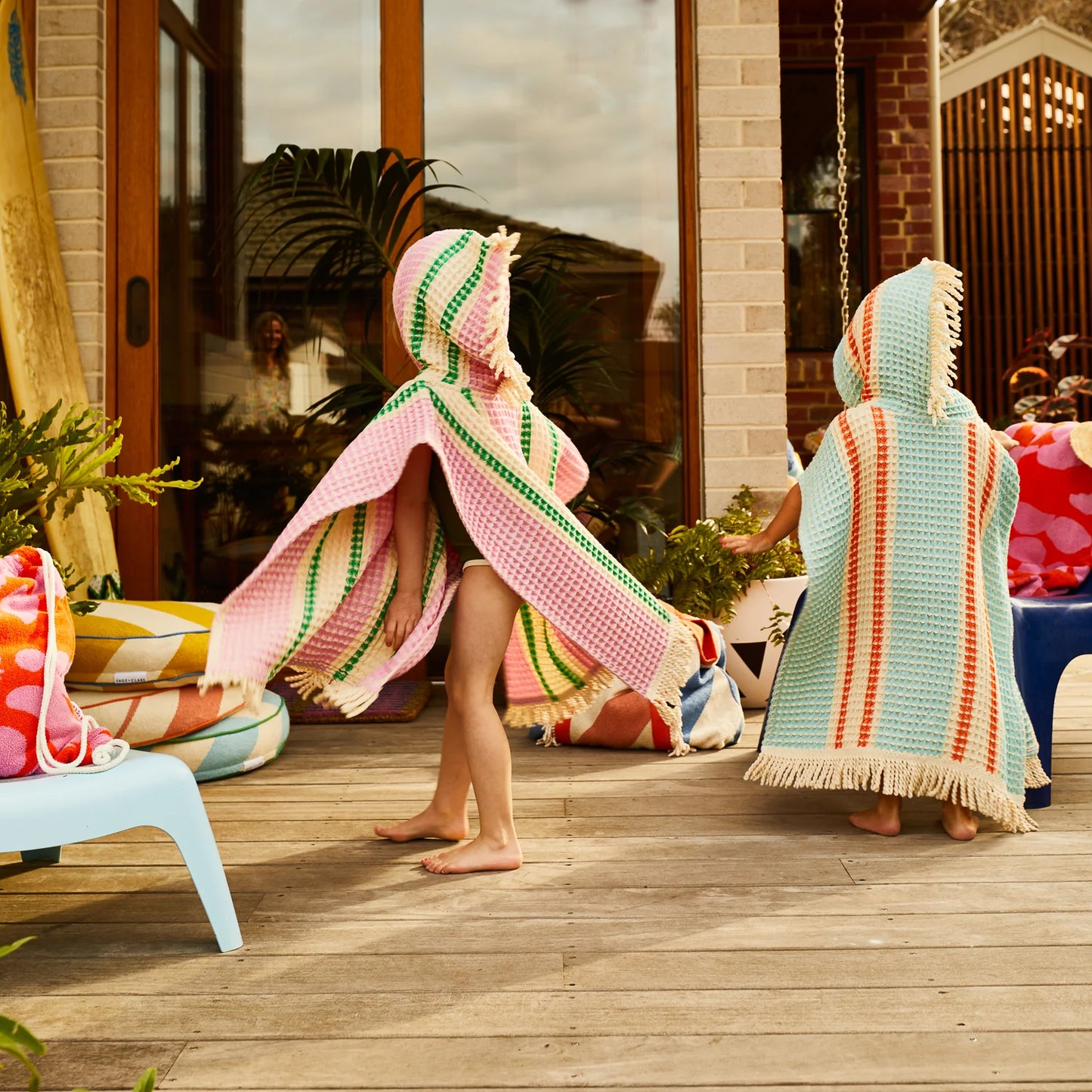 Tishy Waffle Hooded Towel