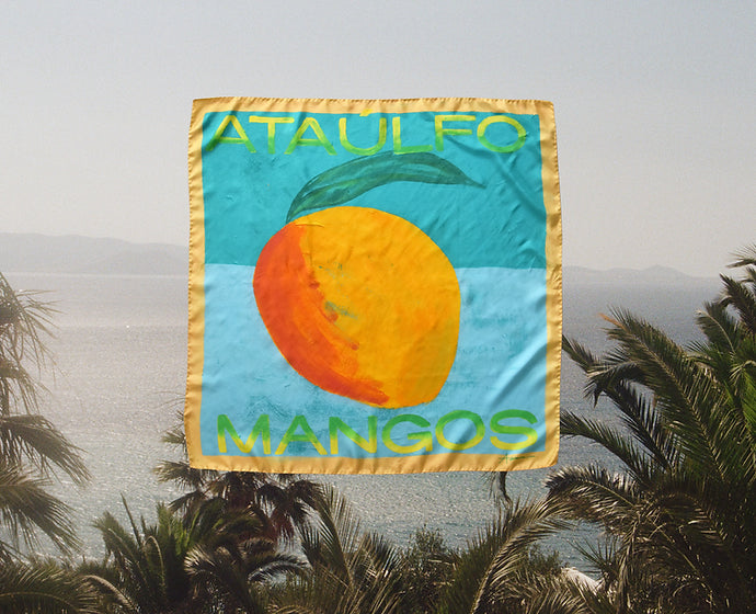 Atlas Ataulfo Mangos Silk Scarf
