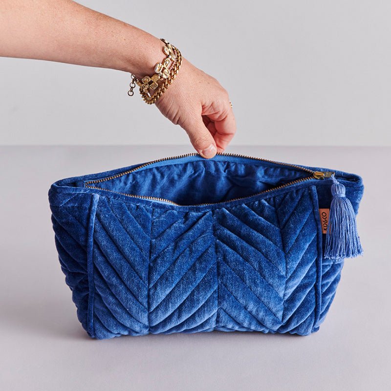 Ocean Dreamer Velvet Cosmetics Bag