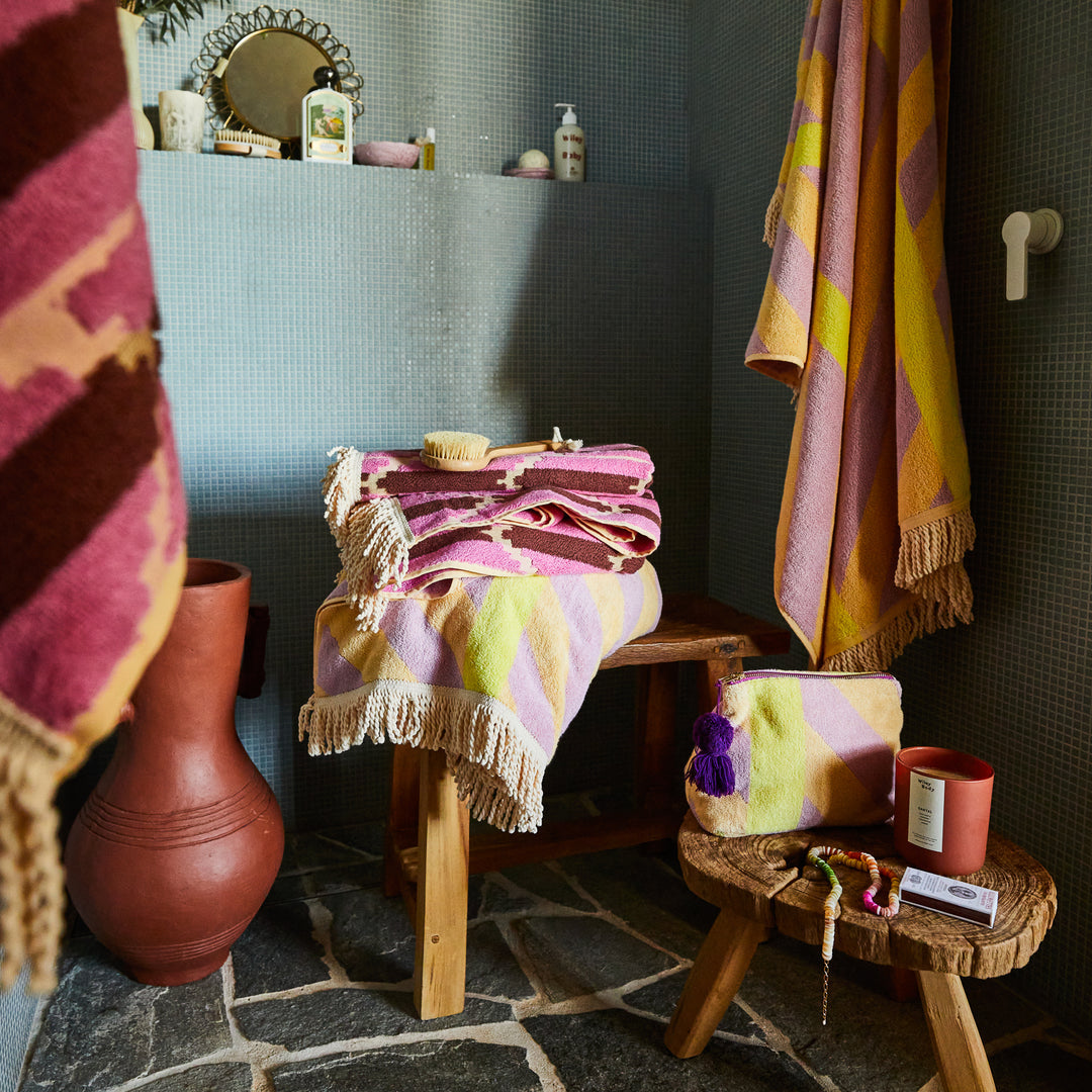 Jarita Terry Pouch Mauve