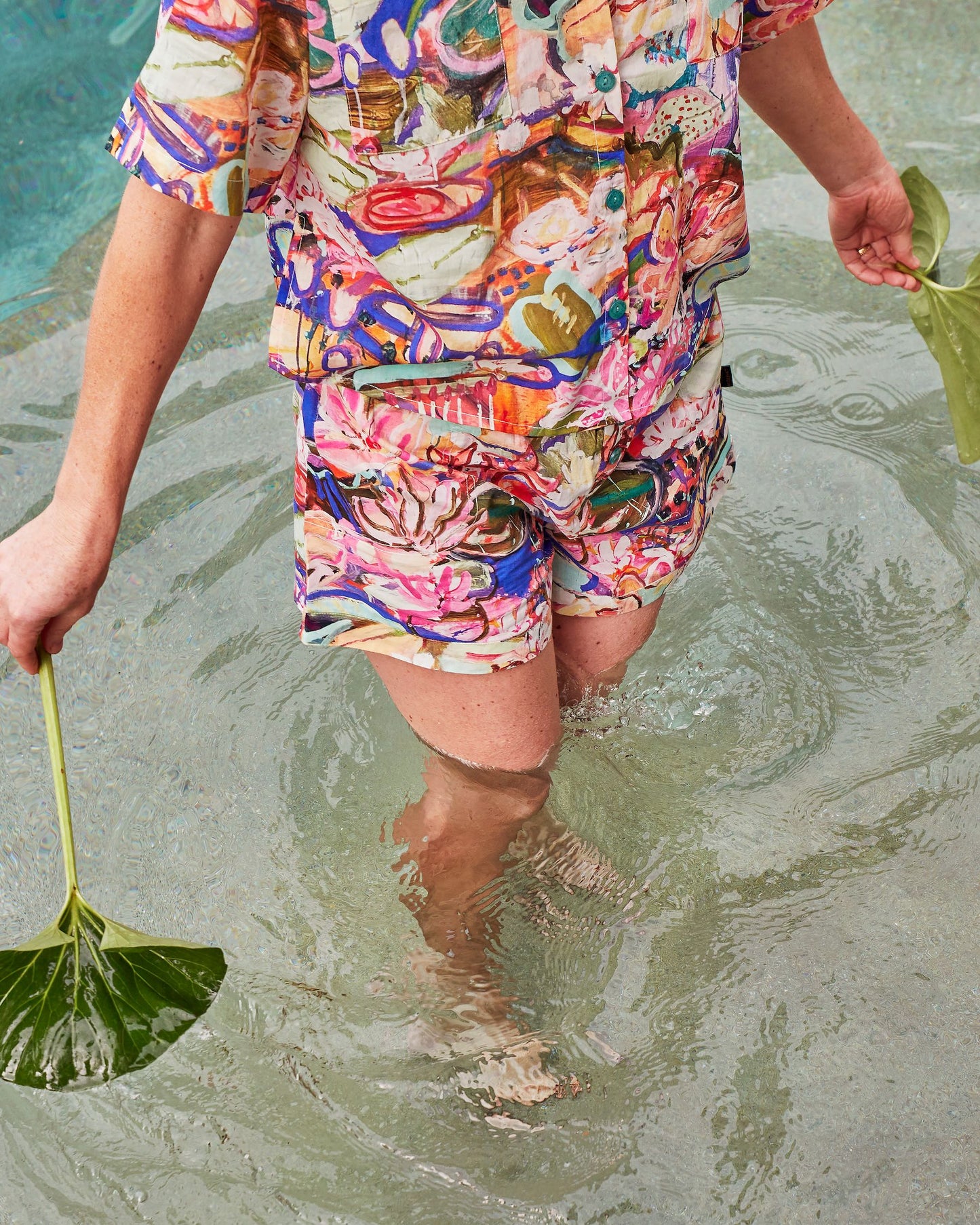 Kezz Brett Waterlily PJ Set