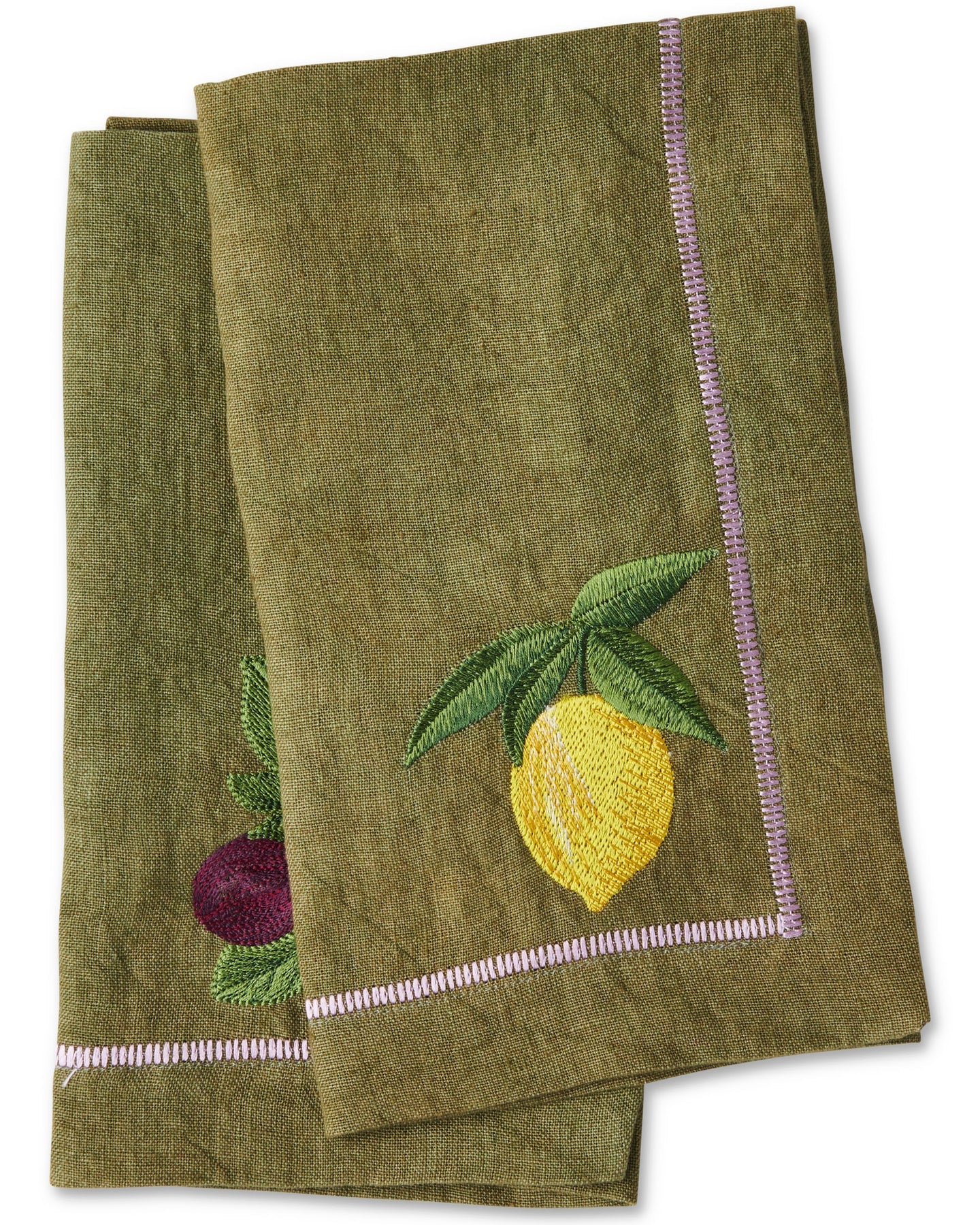 Autumn Fruits Linen Napkin 4P