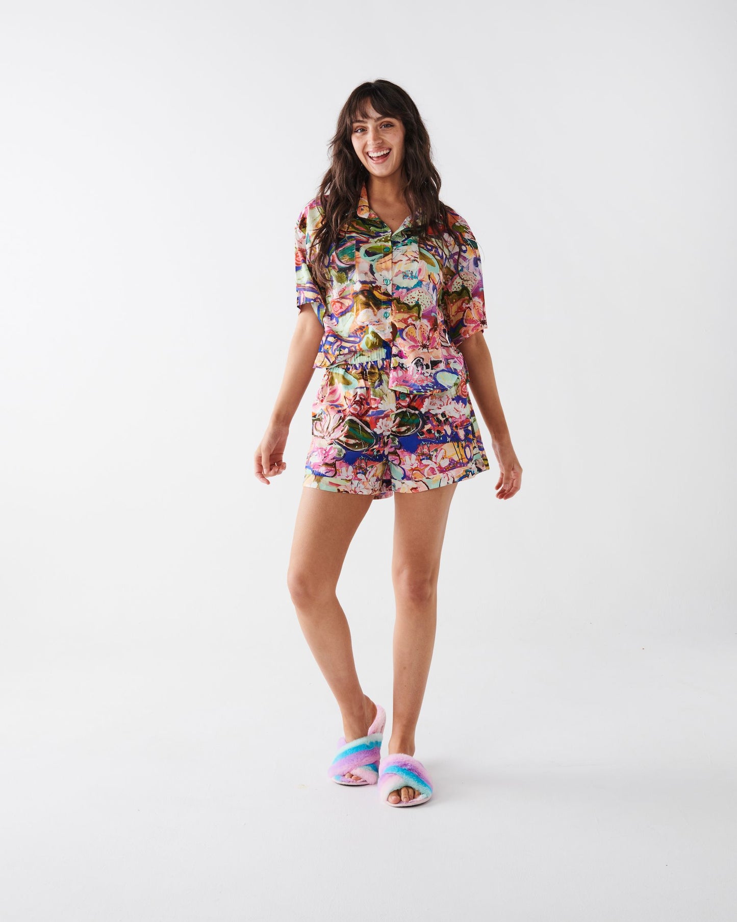 Kezz Brett Waterlily PJ Set