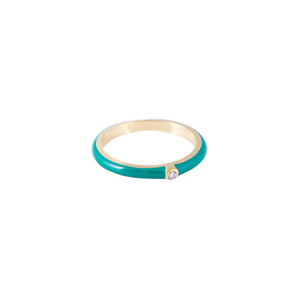 Stacker Ring Enamel Cactus