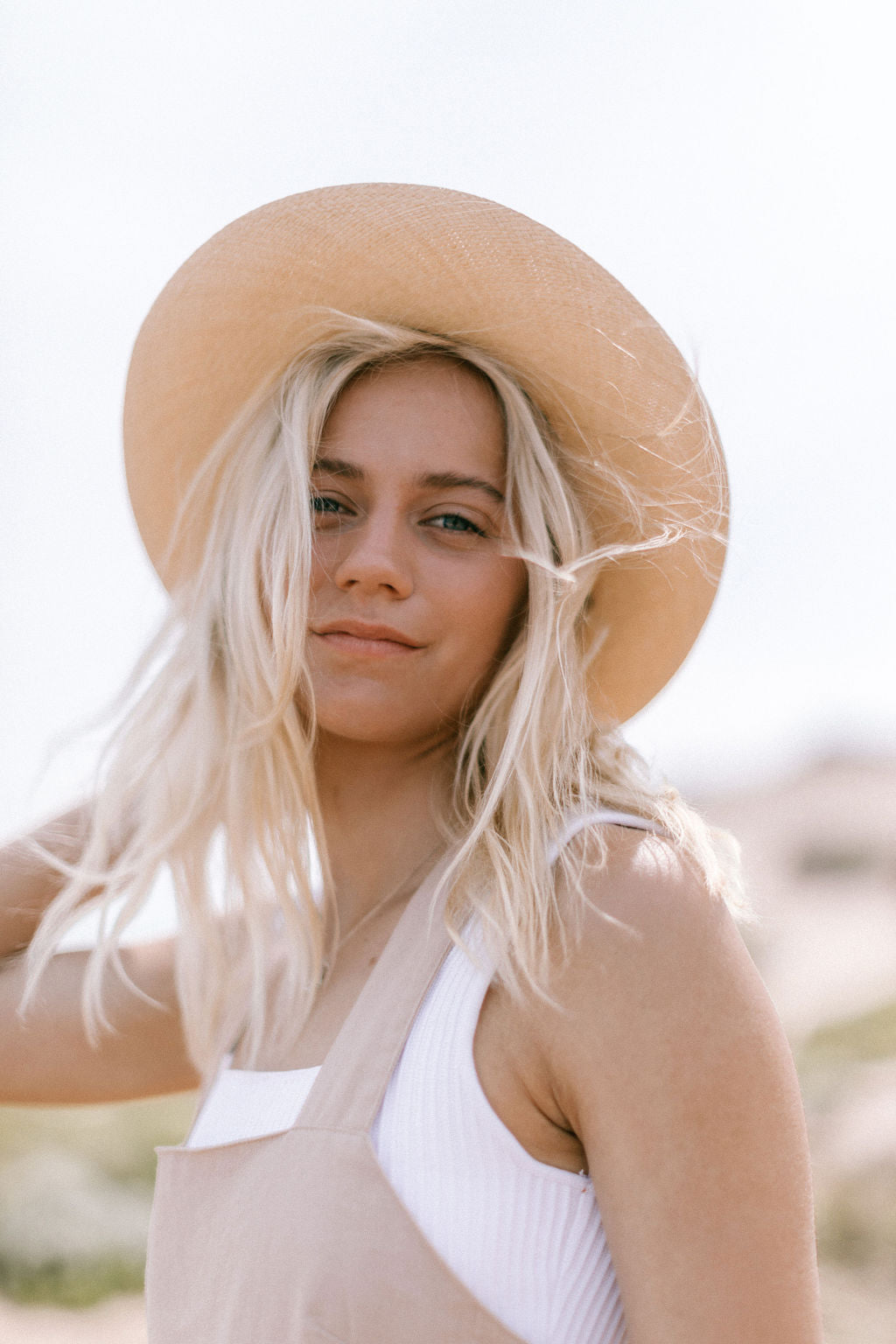 Panama Hat Fedora Sand