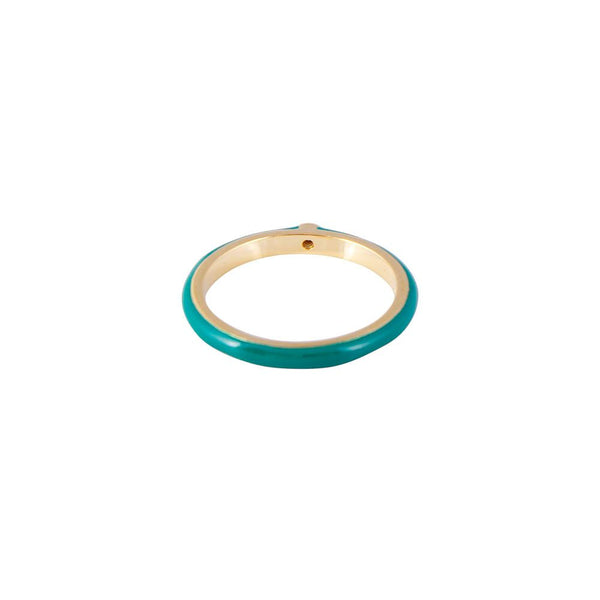 Stacker Ring Enamel Cactus