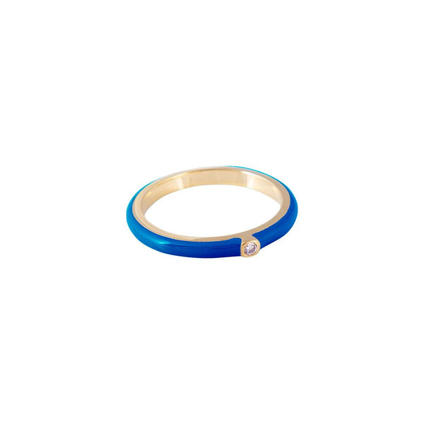 Stacker Ring Enamel Royal