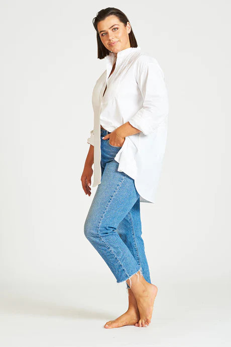 Shirty The Boyfriend Shirt Tuxedo White