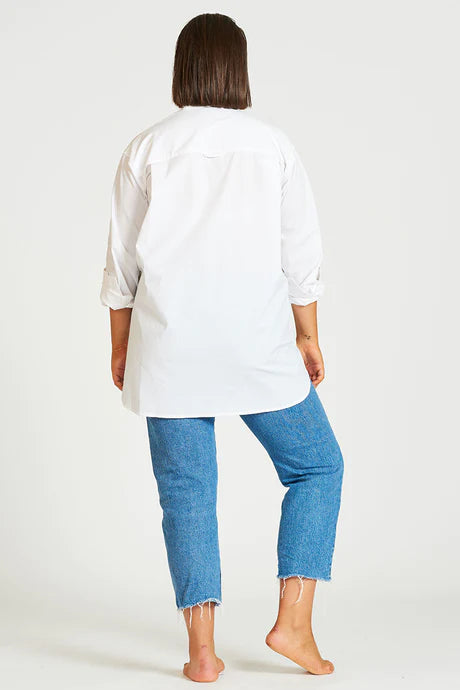 Shirty The Boyfriend Shirt Tuxedo White