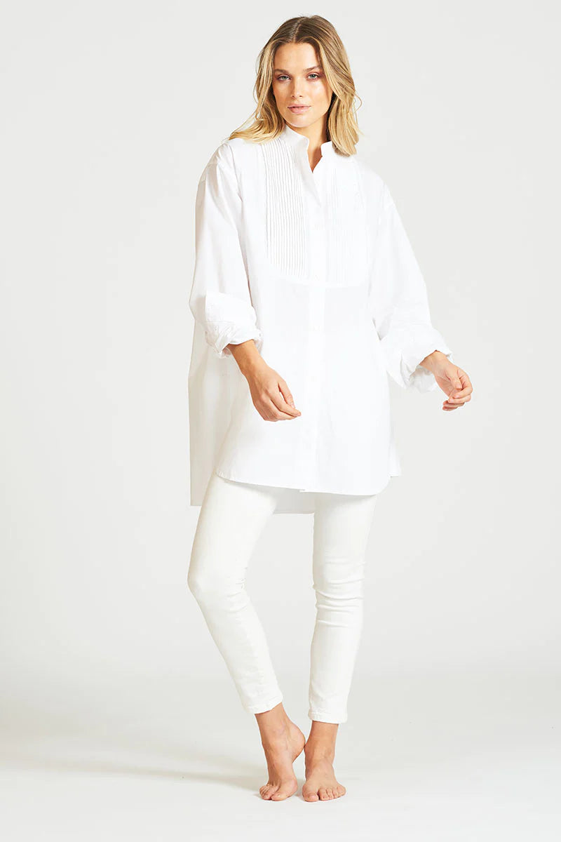 Shirty The Boyfriend Shirt Tuxedo White