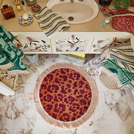 Odette Round Bath Mat