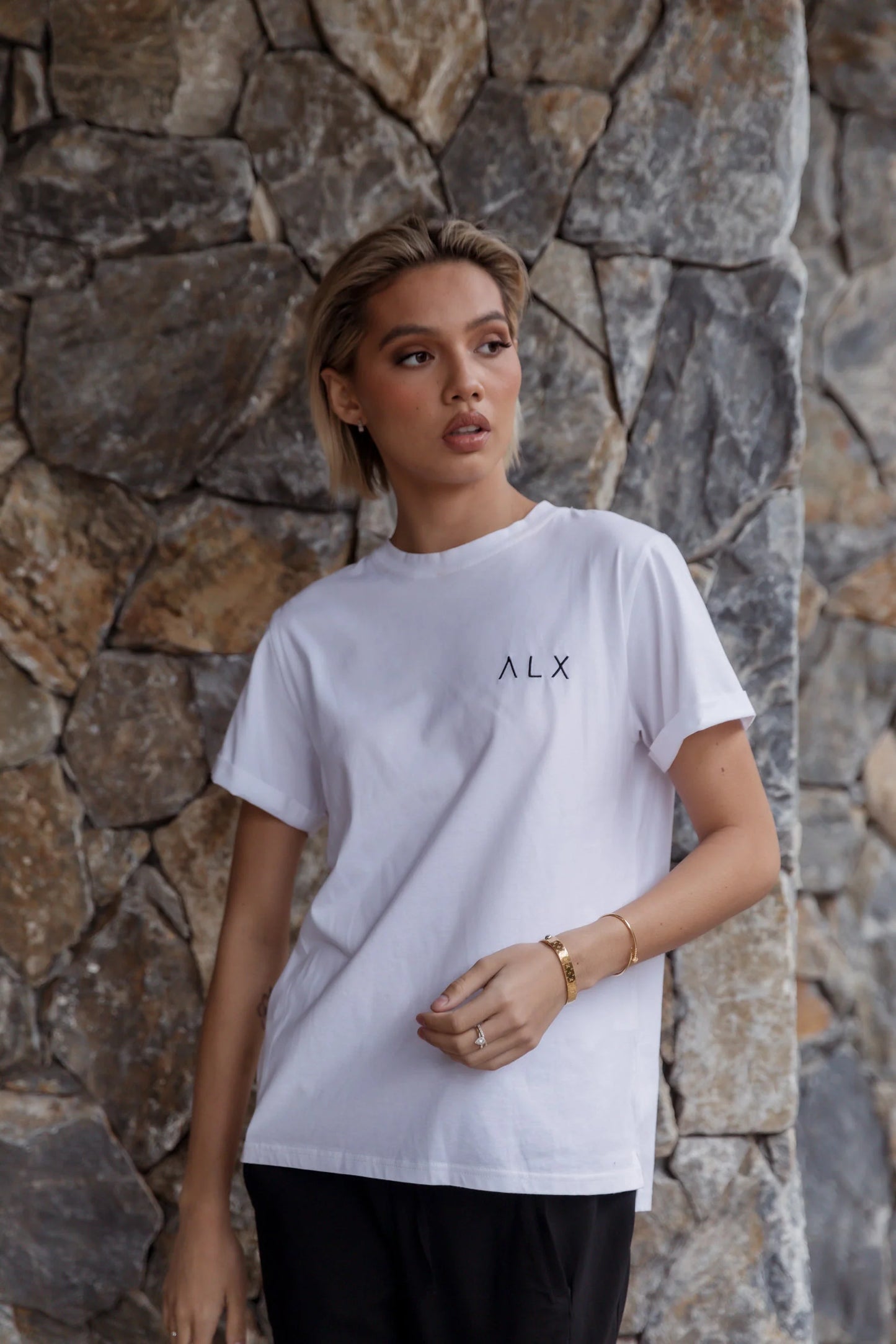 Alexandra ALX Crew T-Shirt White
