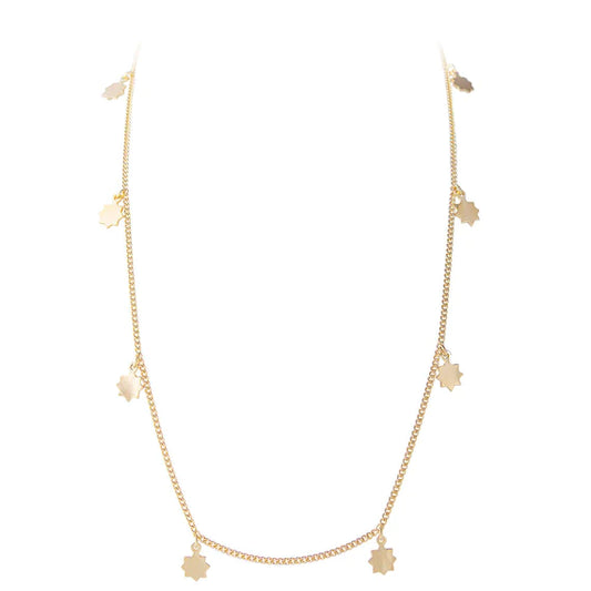 Fairley  Gold Sunshine Charm Necklace