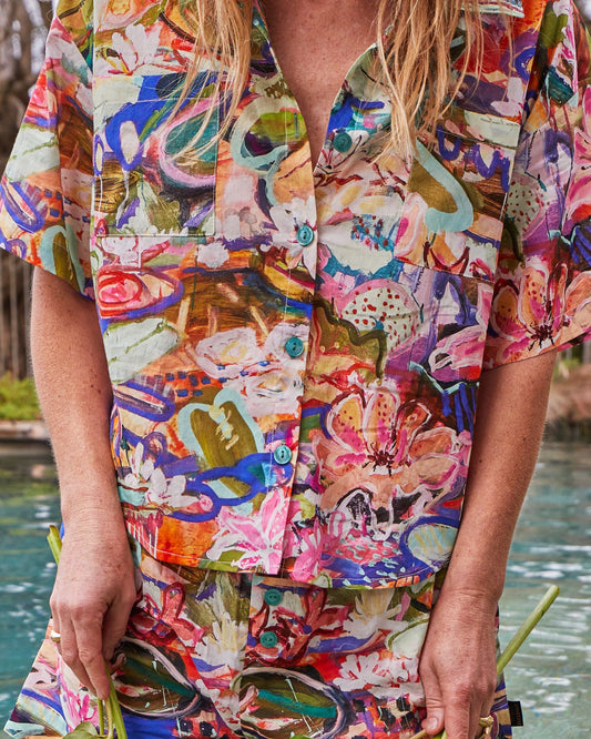 Kezz Brett Waterlily PJ Set