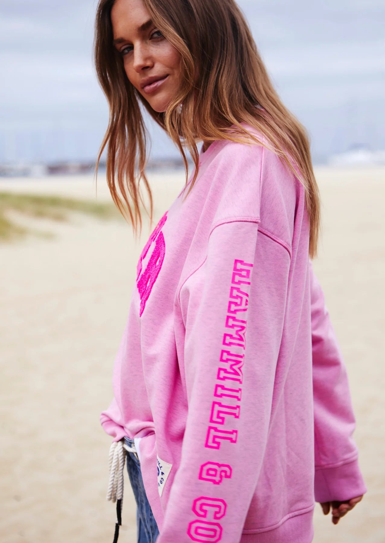 Hammill & Co Lover Pink Marle Sweat