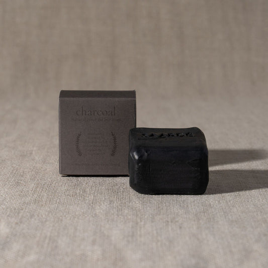 Saarde Olive Oil Bar Soap - Activated Charcoal