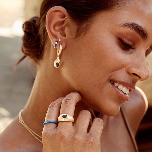 Stacker Ring Enamel Cactus