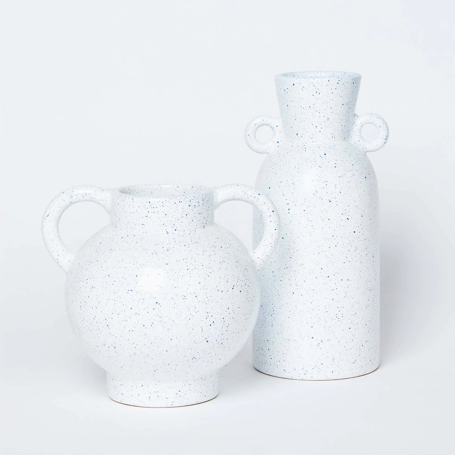 Bonnie and Neil Vase Speckled Blue Short