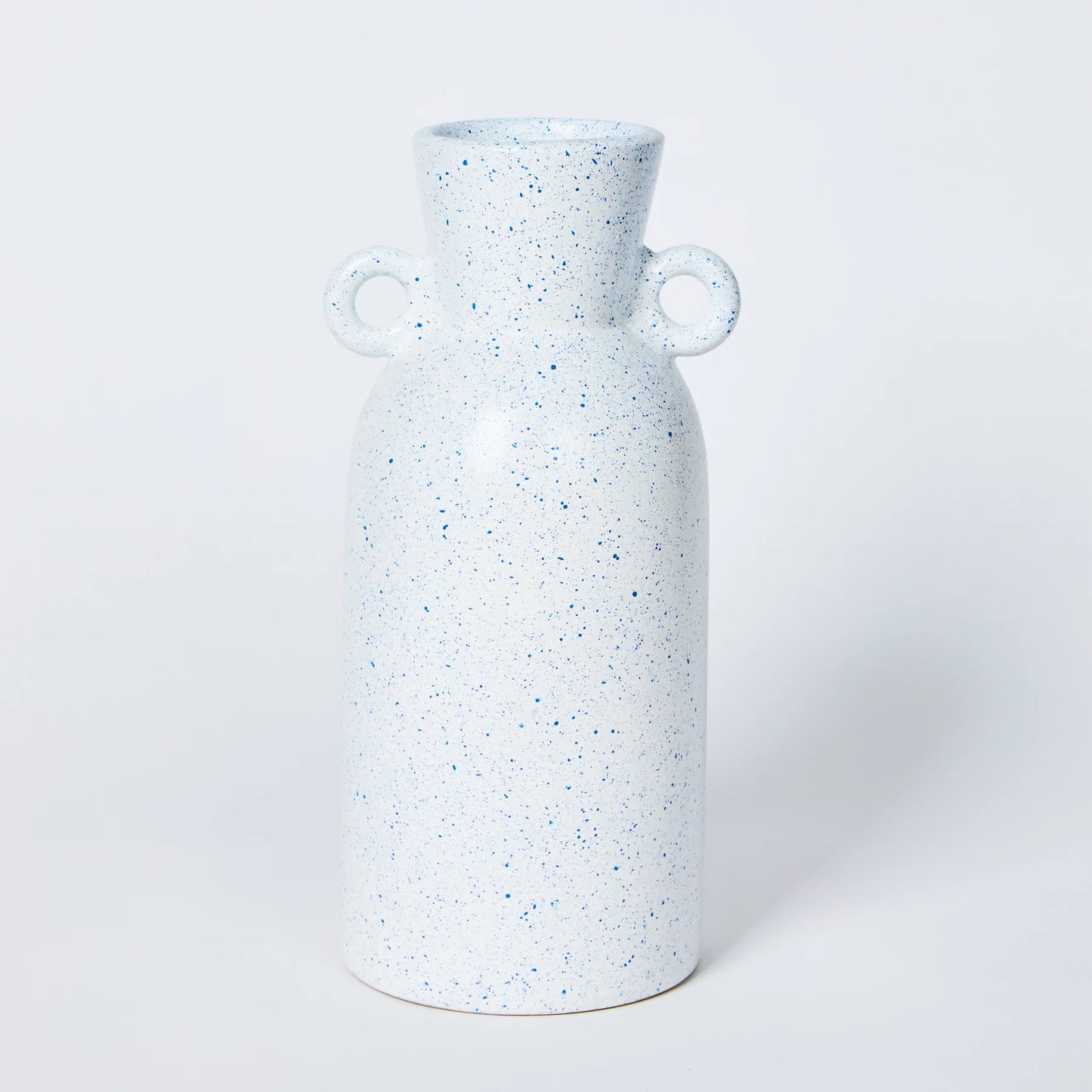 Bonnie and Neil Vase Speckled Blue Tall
