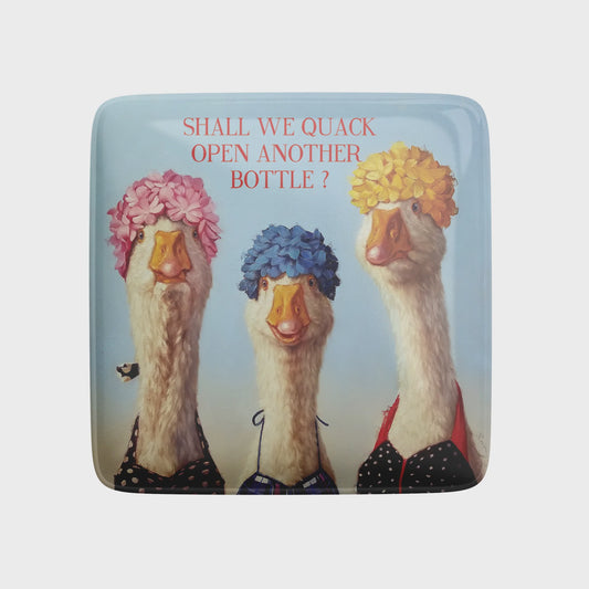 Fridge Magnet - Shall We Quack Open