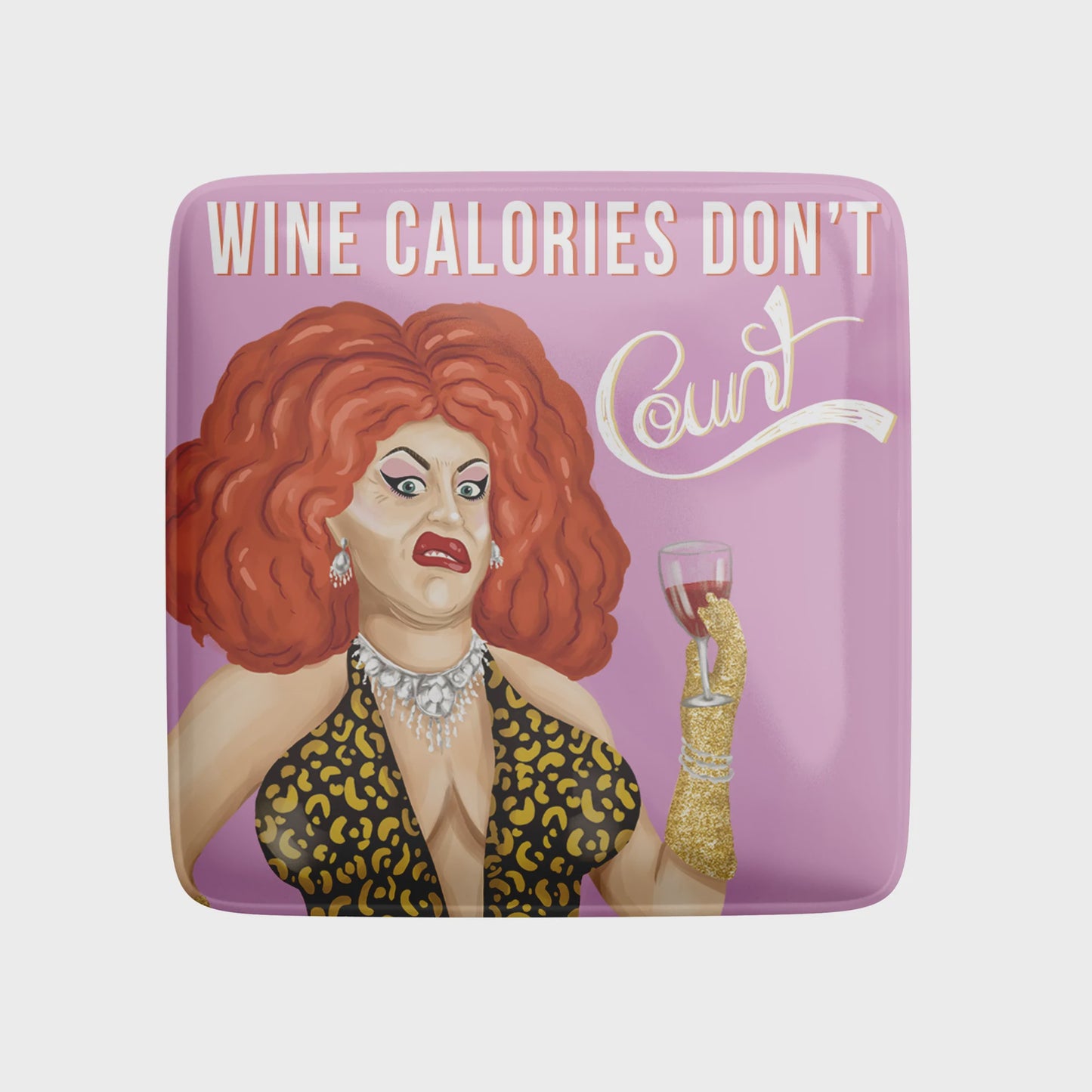 Fridge Magnet - Wine Calories