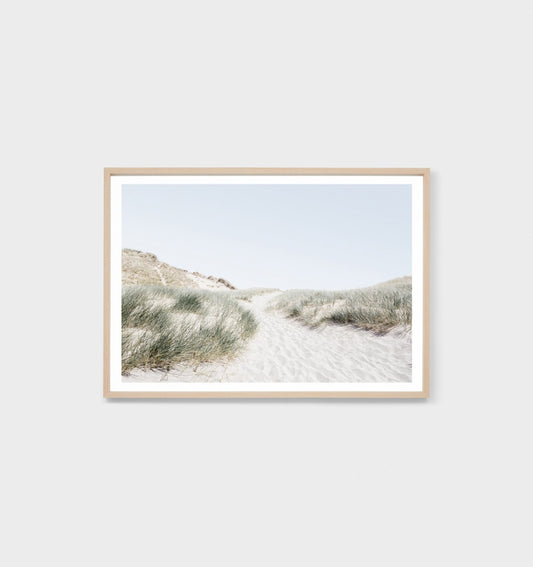 Framed Print Seaside Path