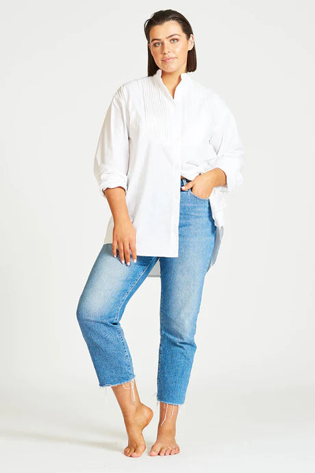Shirty The Boyfriend Shirt Tuxedo White