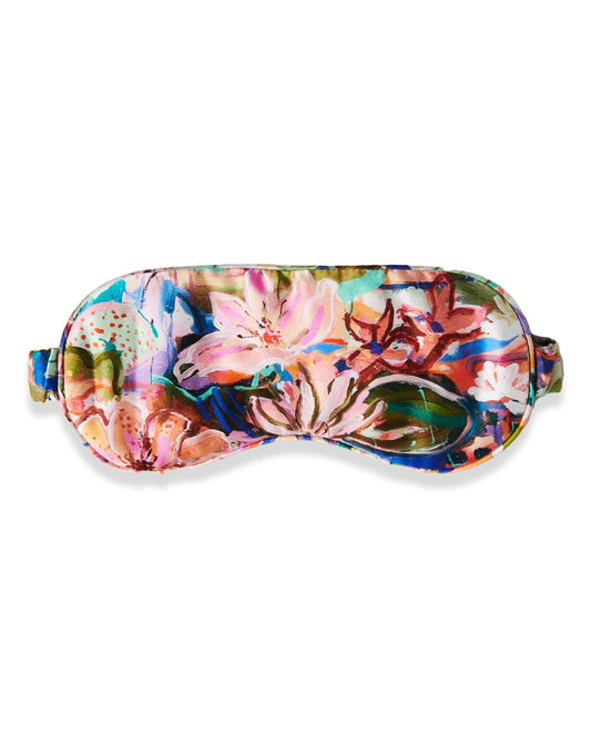 Kezz Brett Waterlily Silk Eye Mask